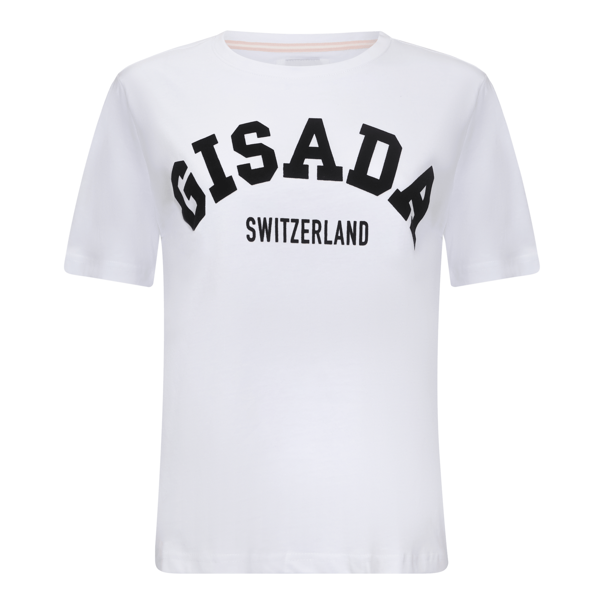 Oversized T-Shirt in Jersey Cotton with Flock Print - Gisada.com