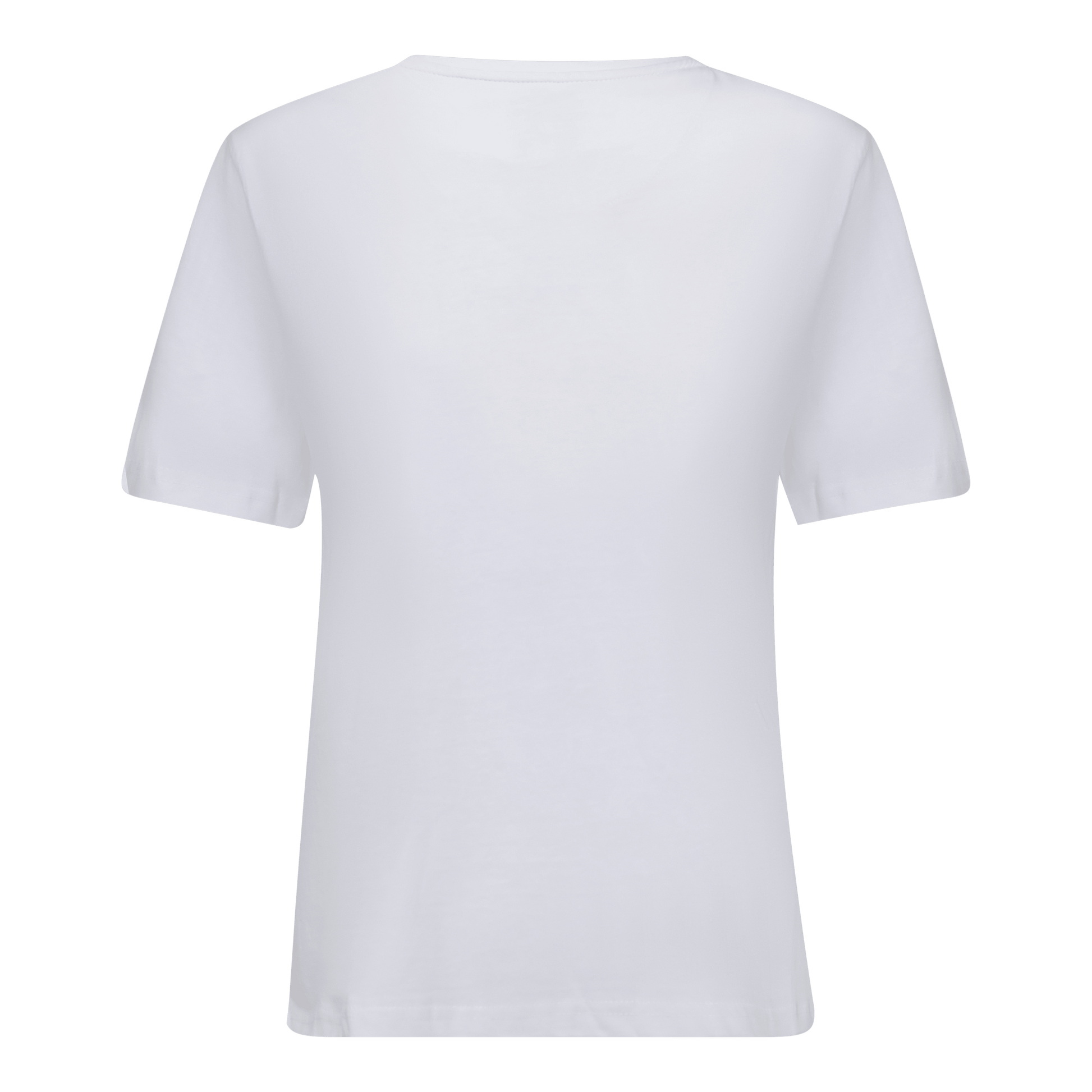 Oversized T-Shirt in Jersey Cotton with Small Silicon Logo - Gisada.com