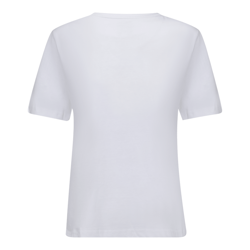 Oversized T-Shirt in Jersey Cotton with Small Silicon Logo - Gisada.com