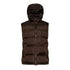 Puffer Gilet with Logo Patch on Back - Gisada.com