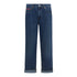 Regular Fit Denim Jeans with Inside Bottom Label - Gisada.com