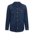 Regular Fit Denim Shirt with Gisada Logo on Cuff - Gisada.com