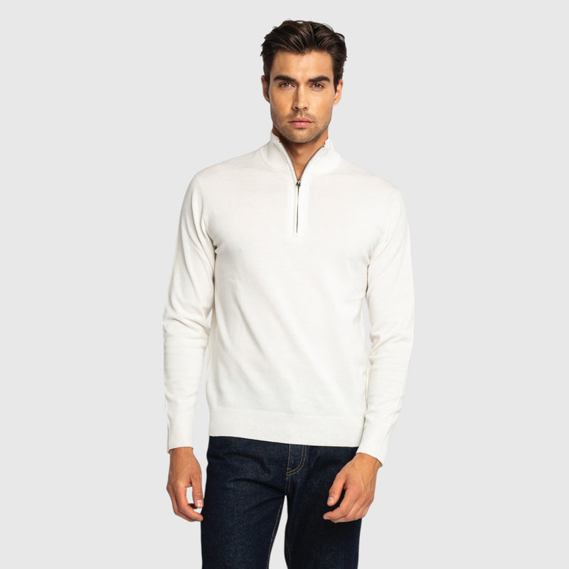 Regular Fit Half Zip Pullover - Gisada.com