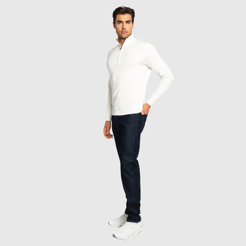Regular Fit Half Zip Pullover - Gisada.com