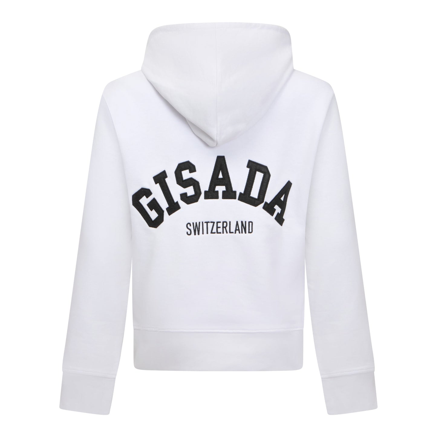 Regular Fit Hoodie in Midweight Cotton with Patch Print - Gisada.com