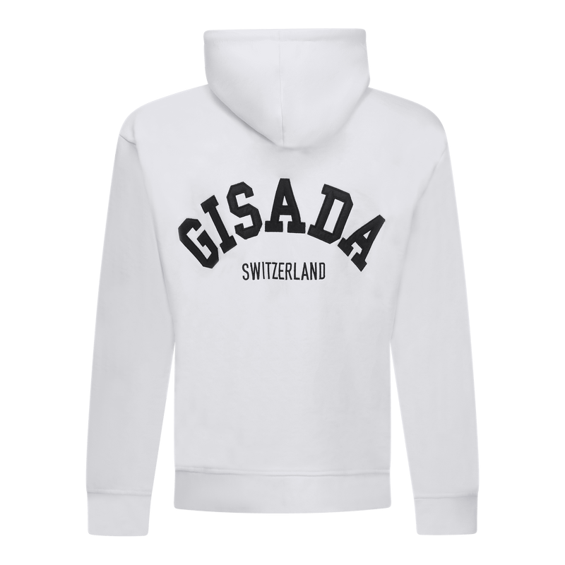 Regular Fit Hoodie in Midweight Cotton with Patch Print
