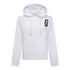Regular Fit Hoodie in Midweight Cotton with Patch Print - Gisada.com