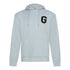 Regular Fit Hoodie in Midweight Cotton with Patch Print - Gisada.com