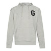 Regular Fit Hoodie in Midweight Cotton with Patch Print - Gisada.com