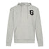 Regular Fit Hoodie in Midweight Cotton with Patch Print - Gisada.com