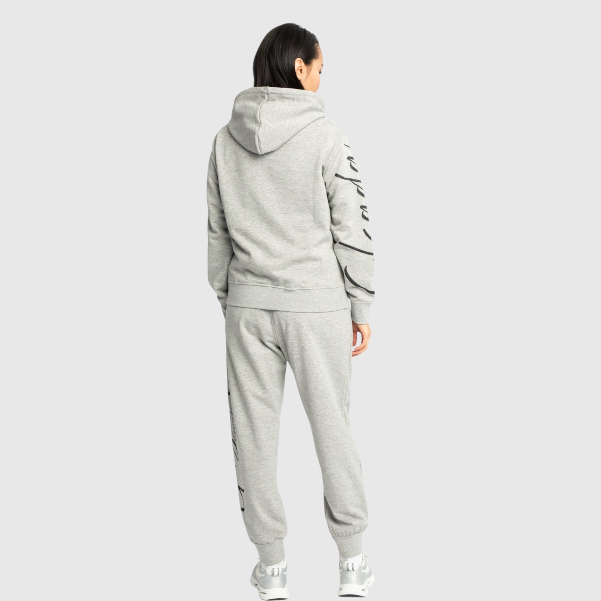Regular Fit Hoodie in Midweight Cotton with Puff Print - Gisada.com