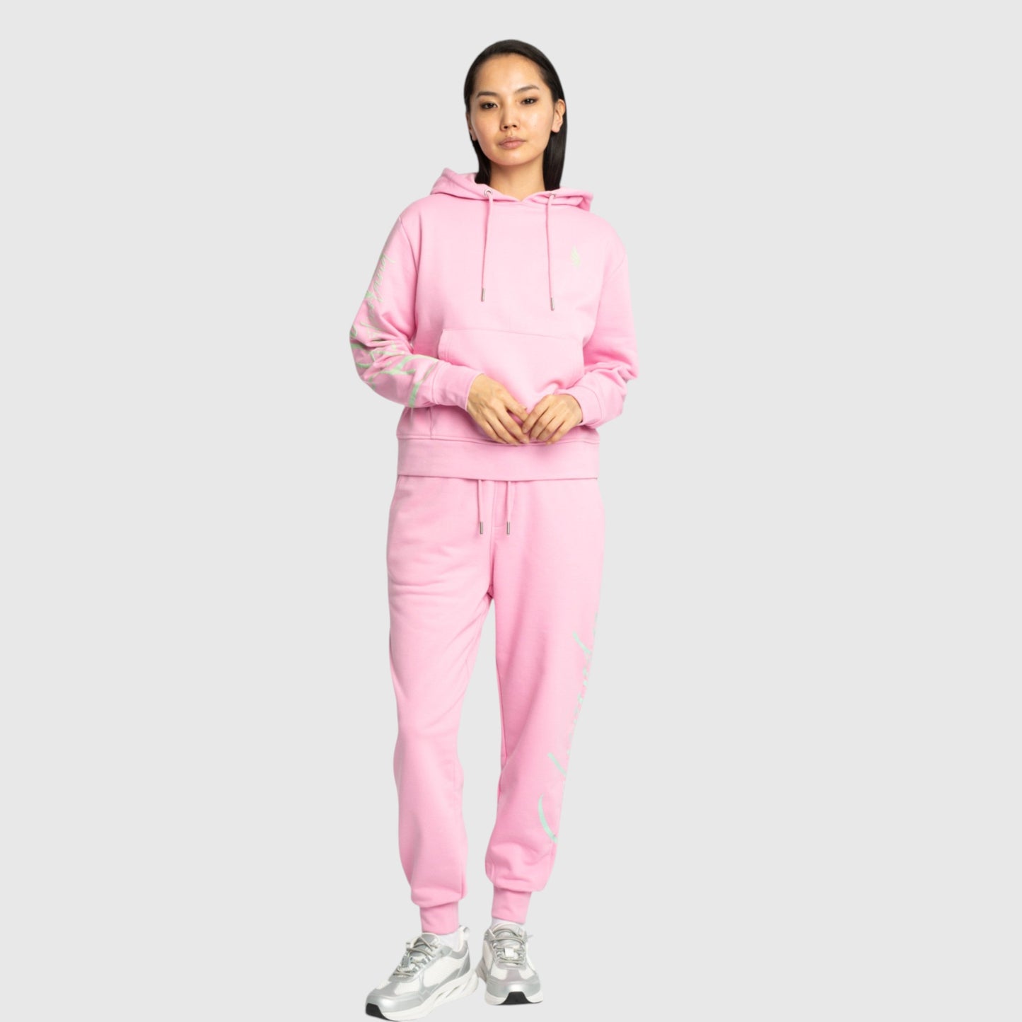 Regular Fit Hoodie in Midweight Cotton with Puff Print - Gisada.com