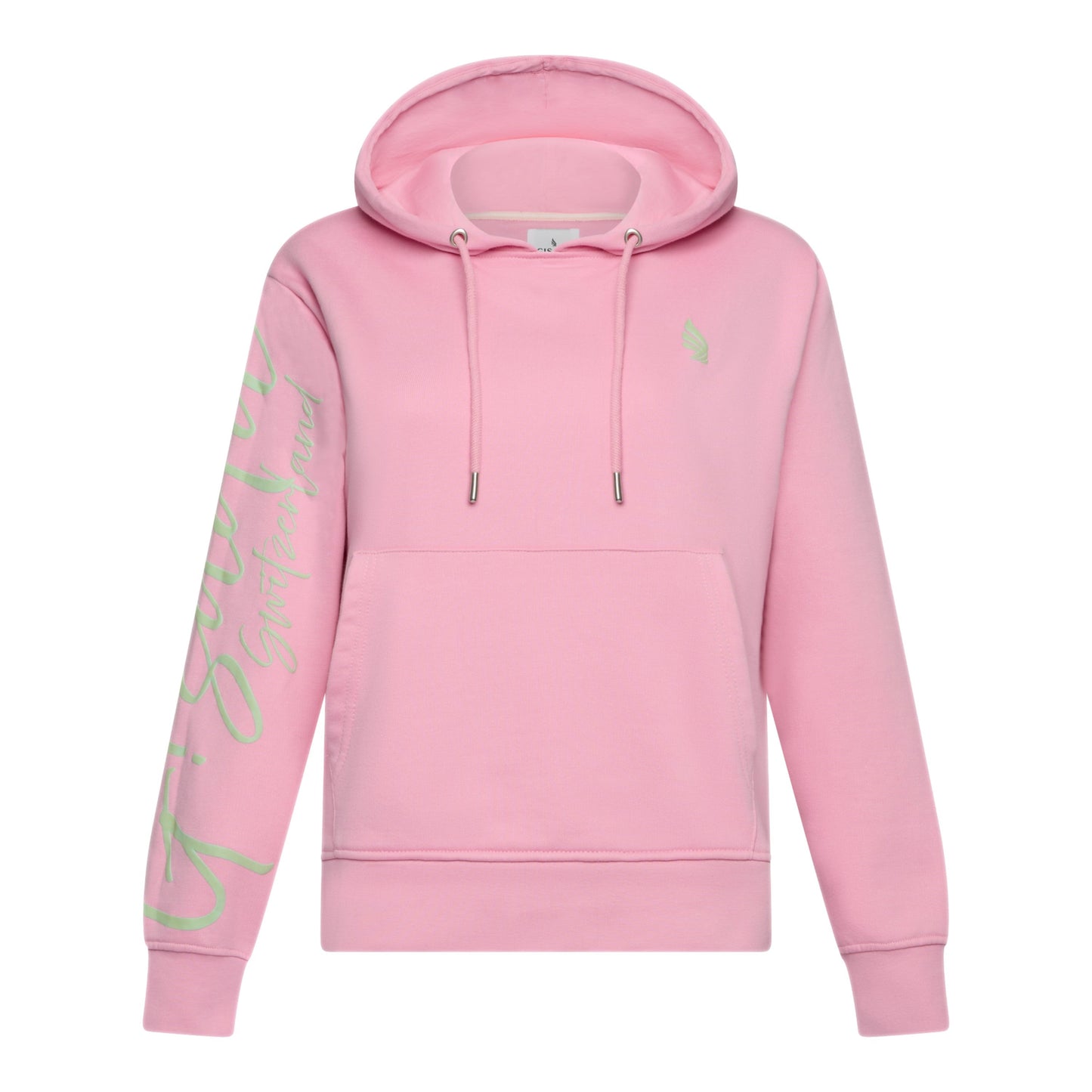 Regular Fit Hoodie in Midweight Cotton with Puff Print - Gisada.com