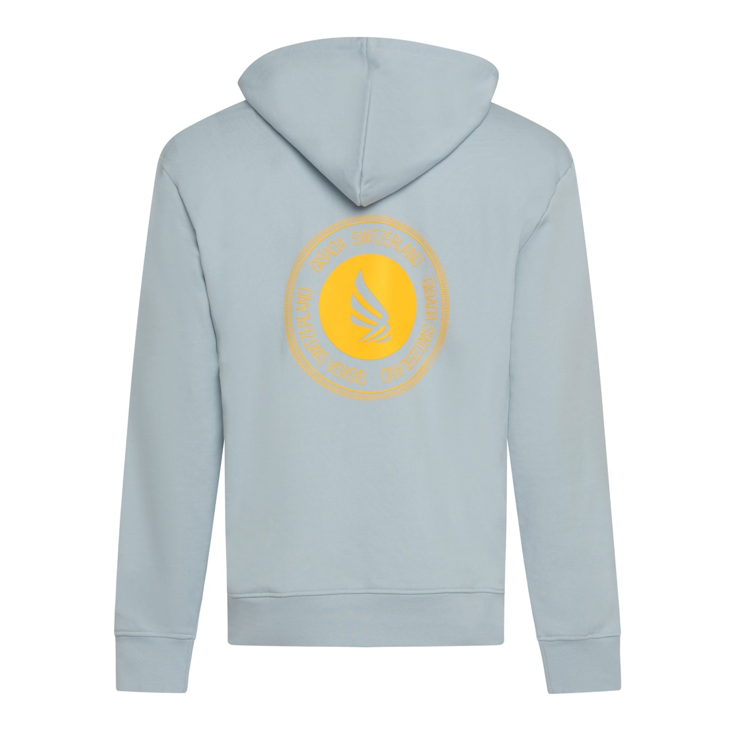 Regular Fit Hoodie in Midweight Cotton with Silicon Print - Gisada.com