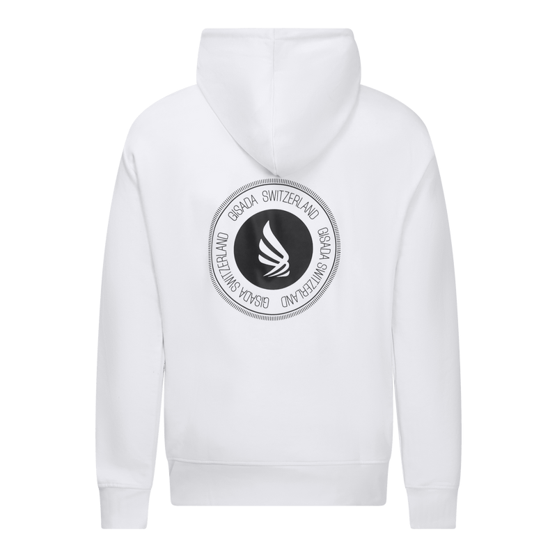 Regular Fit Hoodie in Midweight Cotton with Silicon Print