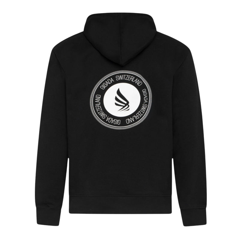 Regular Fit Hoodie in Midweight Cotton with Silicon Print