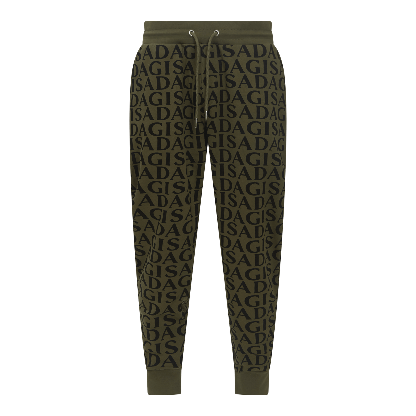 Regular Fit Jogger in Midweight Cotton with Allover Print - Gisada.com
