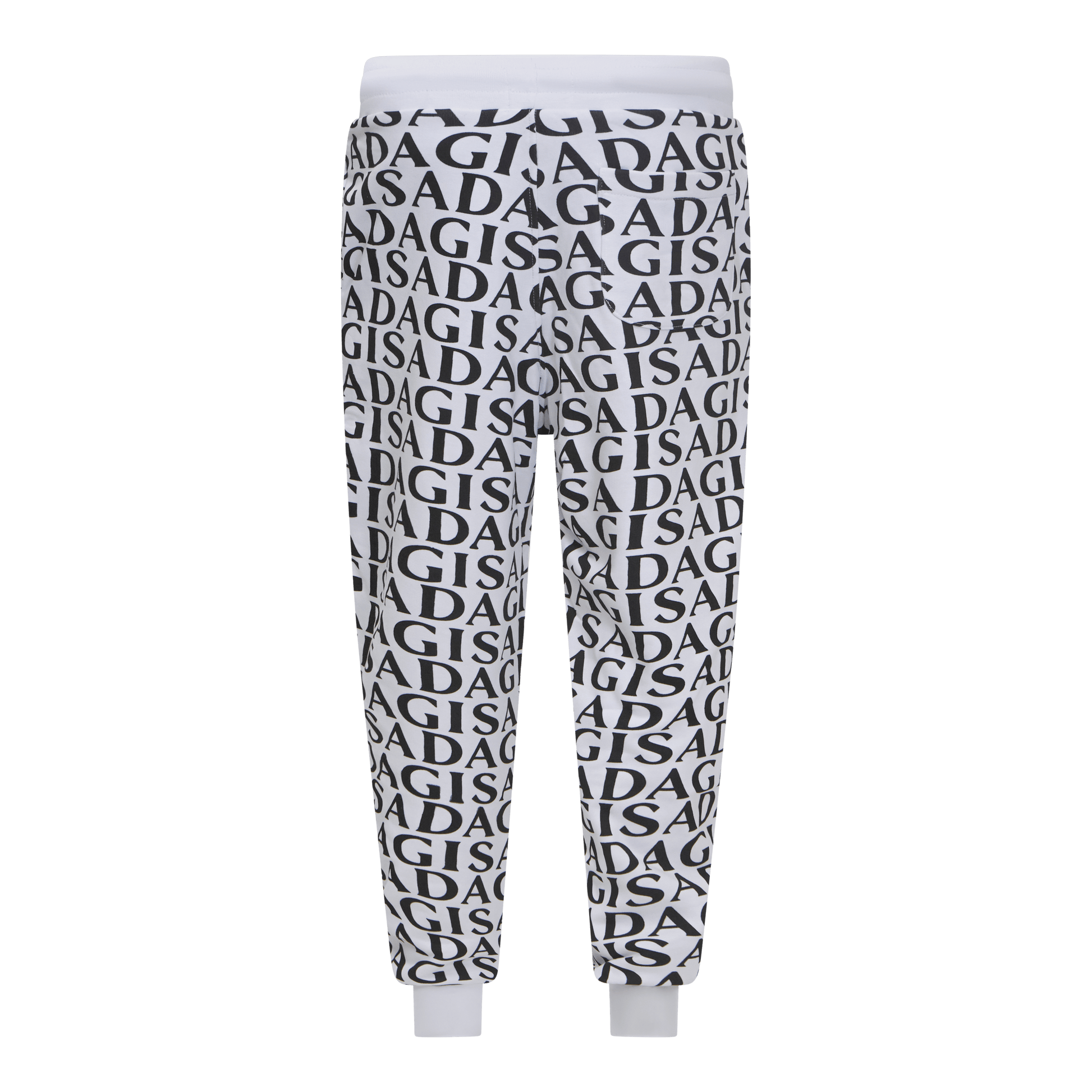 Regular Fit Jogger in Midweight Cotton with Allover Print - Gisada.com