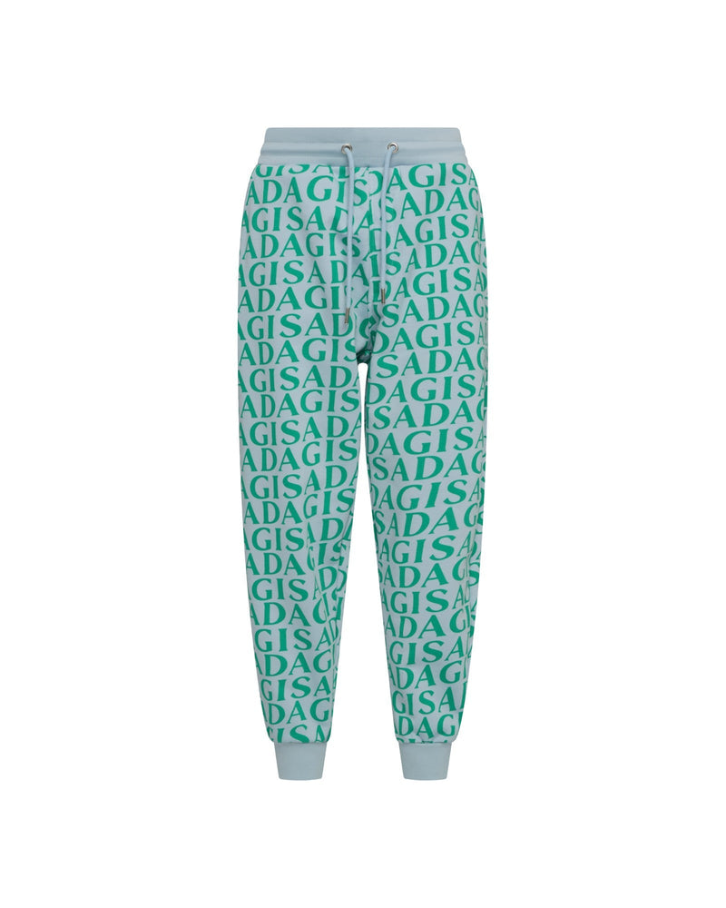 Regular Fit Jogger in Midweight Cotton with Allover Print - Gisada.com