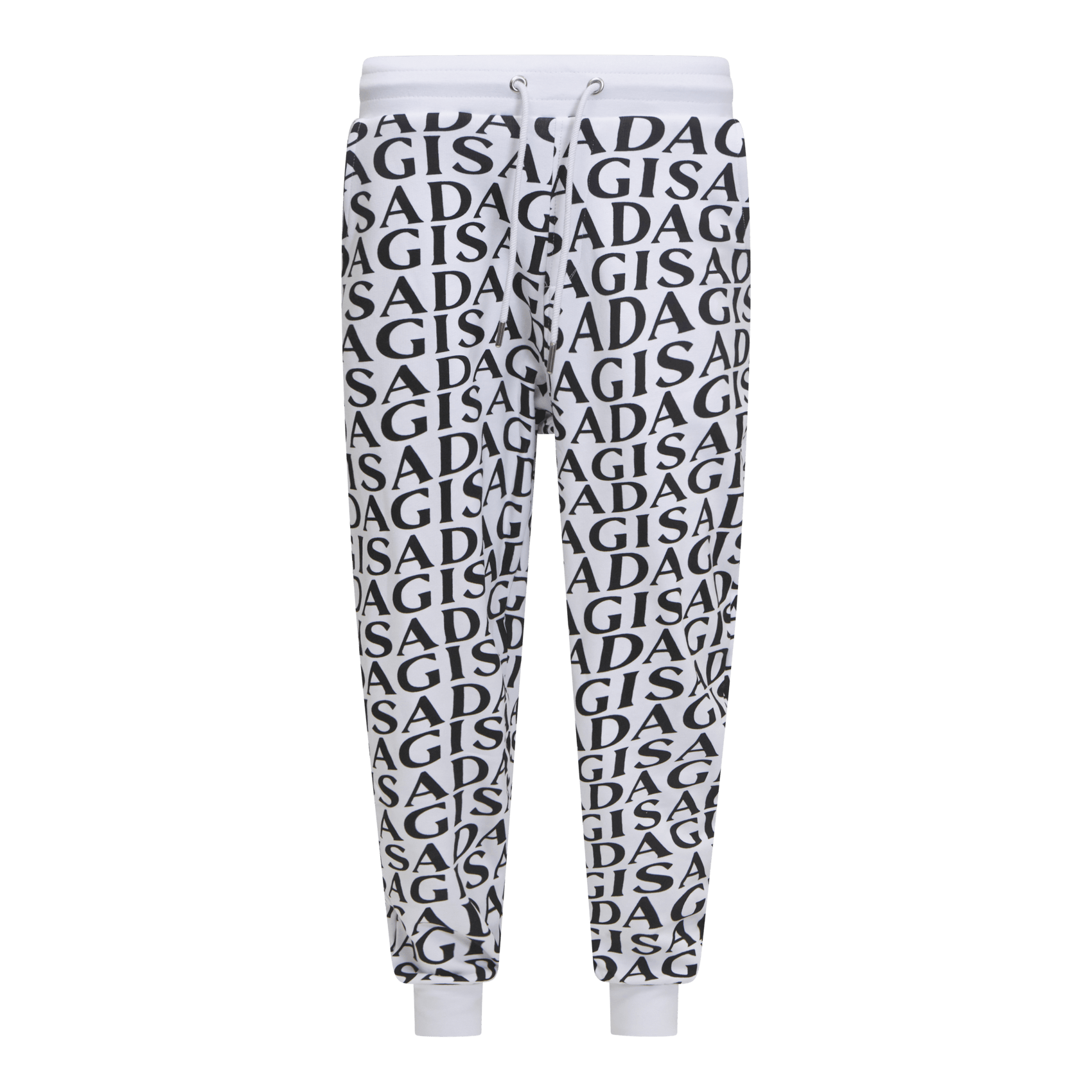 Regular Fit Jogger in Midweight Cotton with Allover Print - Gisada.com