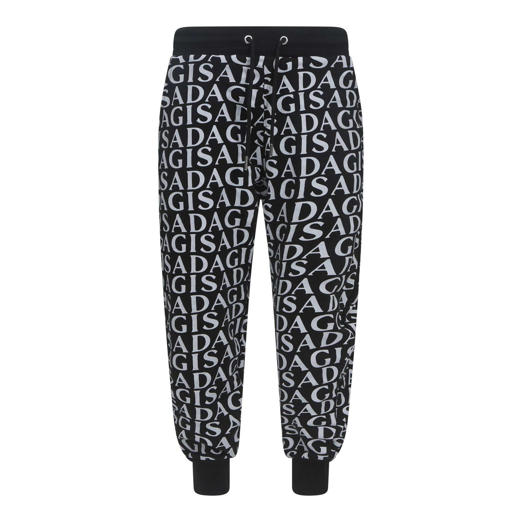 Regular Fit Jogger in Midweight Cotton with Allover Print - Gisada.com