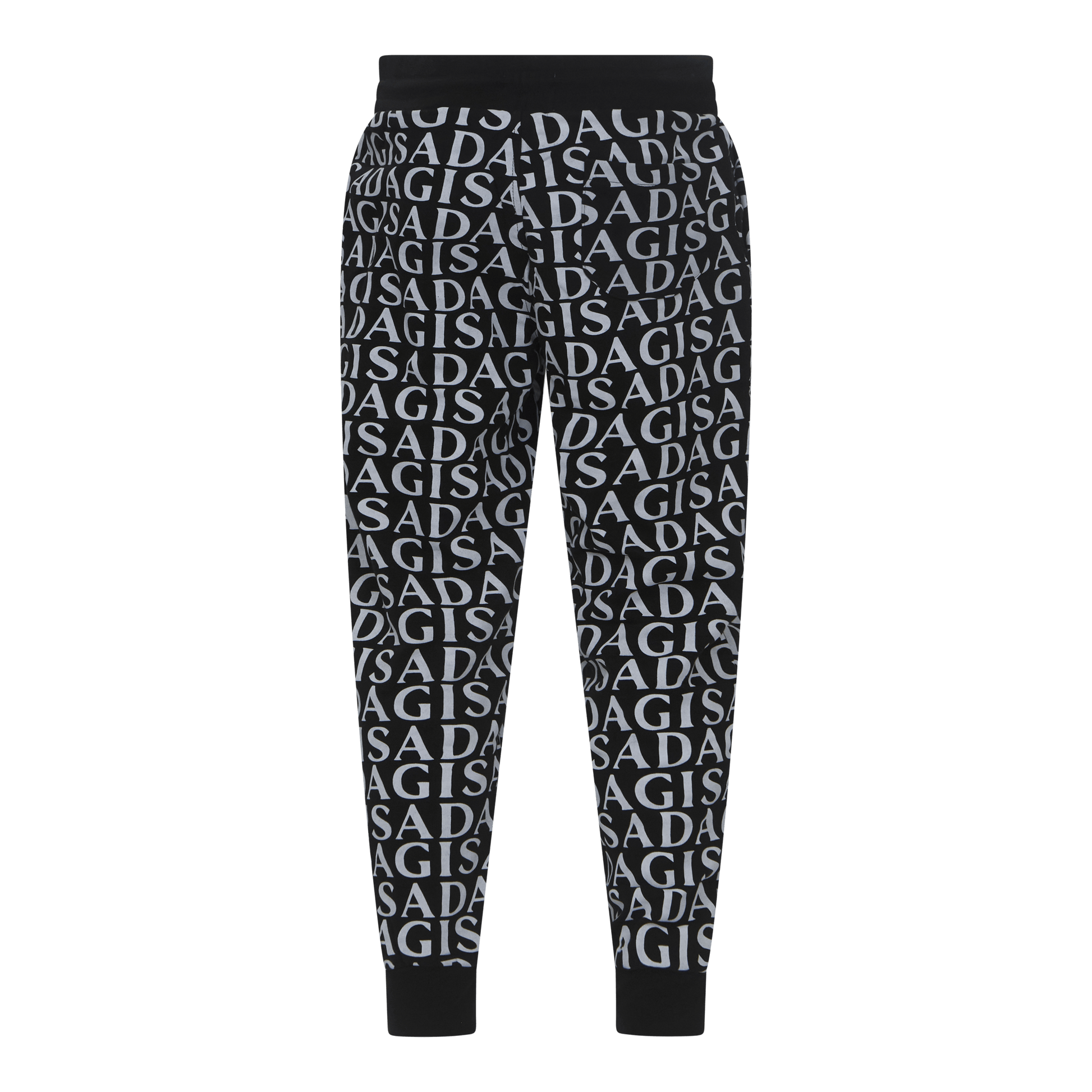 Regular Fit Jogger in Midweight Cotton with Allover Print - Gisada.com