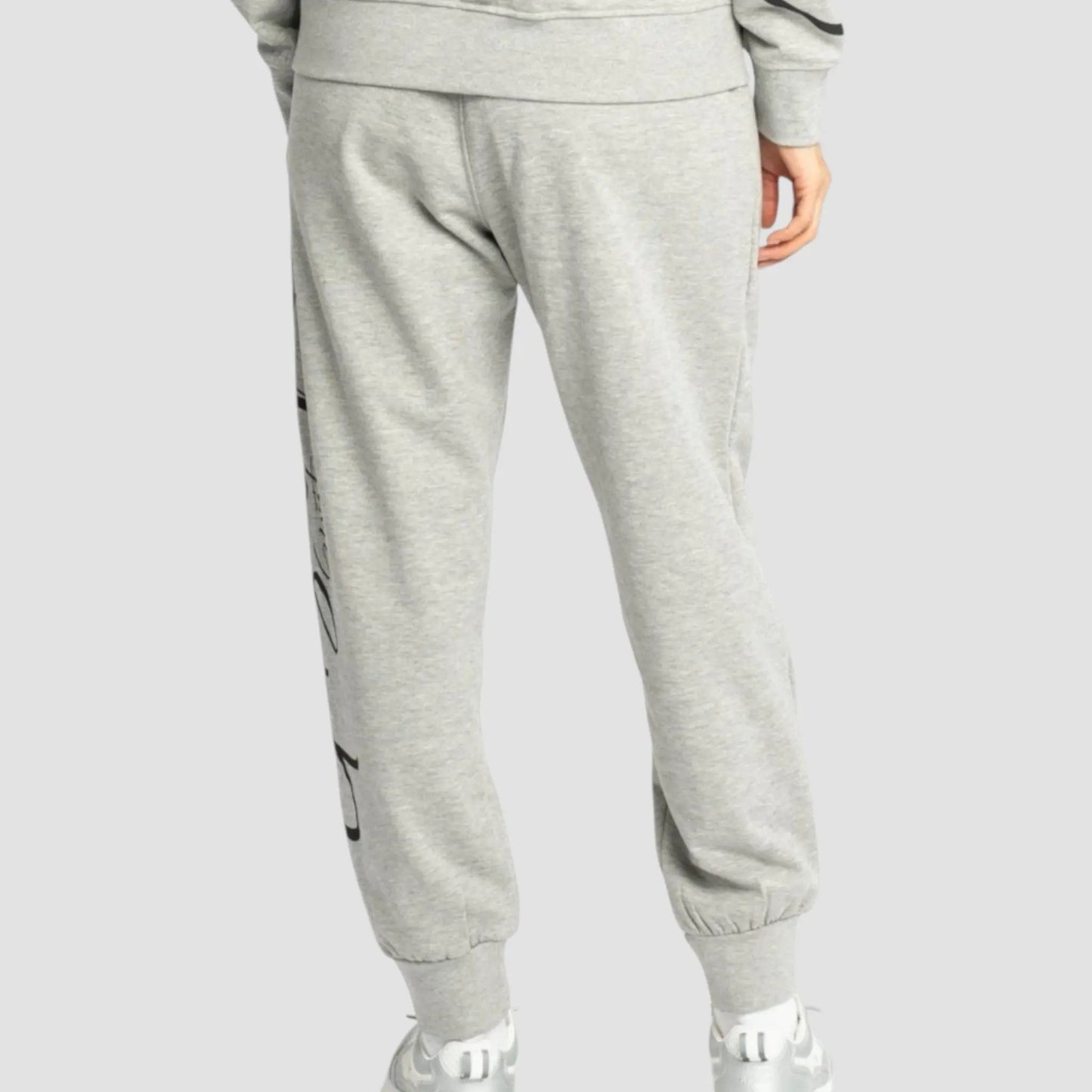 Regular Fit Jogger in Midweight Cotton with Cursive Puff Print - Gisada.com