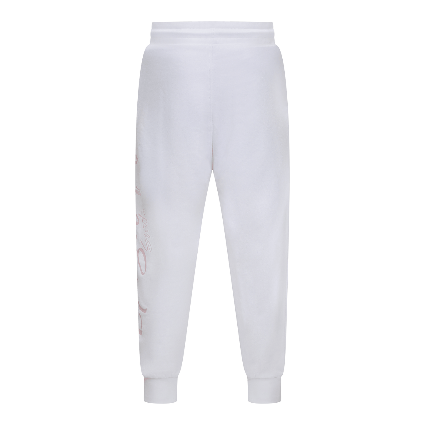 Regular Fit Jogger in Midweight Cotton with Cursive Puff Print - Gisada.com