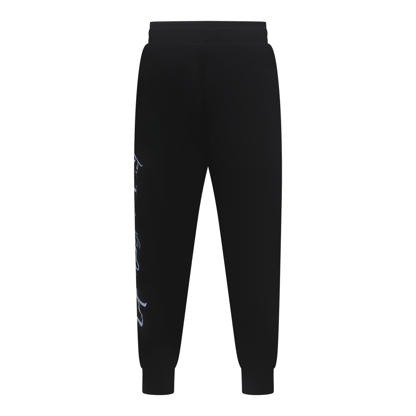Regular Fit Jogger in Midweight Cotton with Cursive Puff Print - Gisada.com