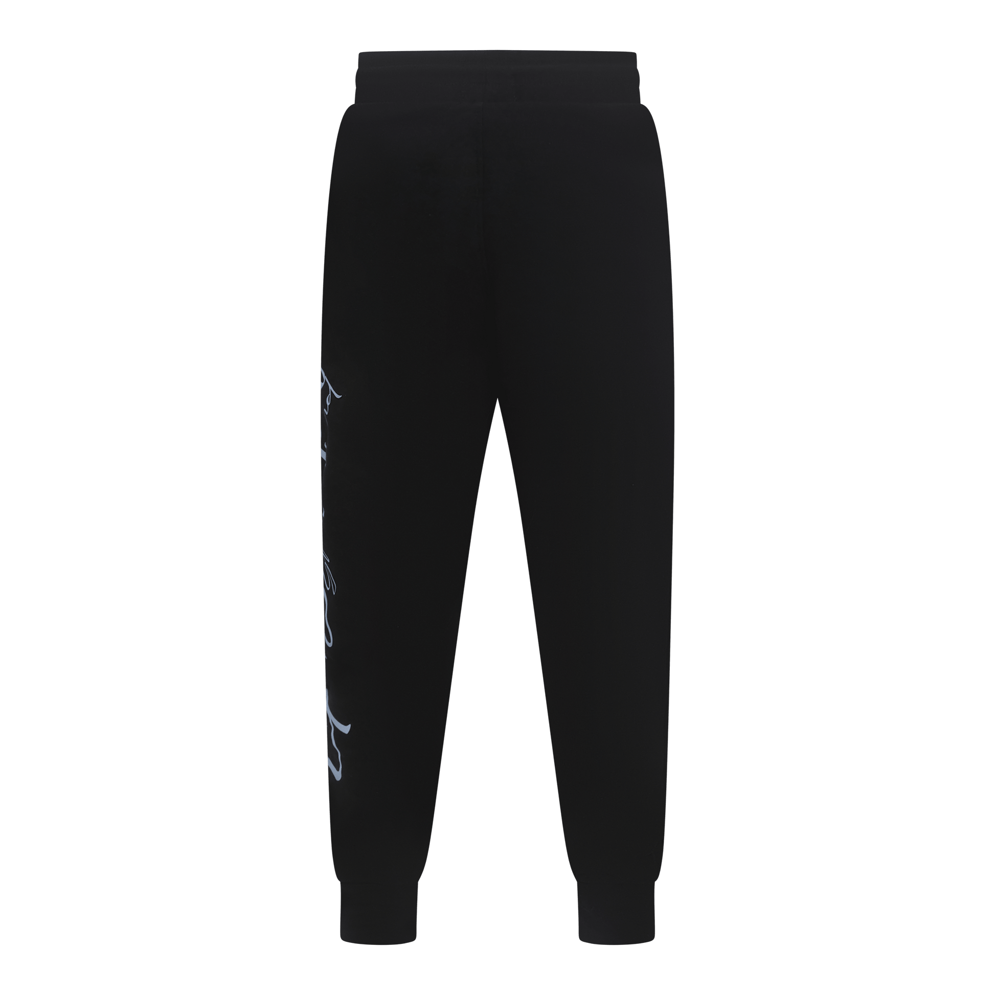 Regular Fit Jogger in Midweight Cotton with Cursive Puff Print - Gisada.com