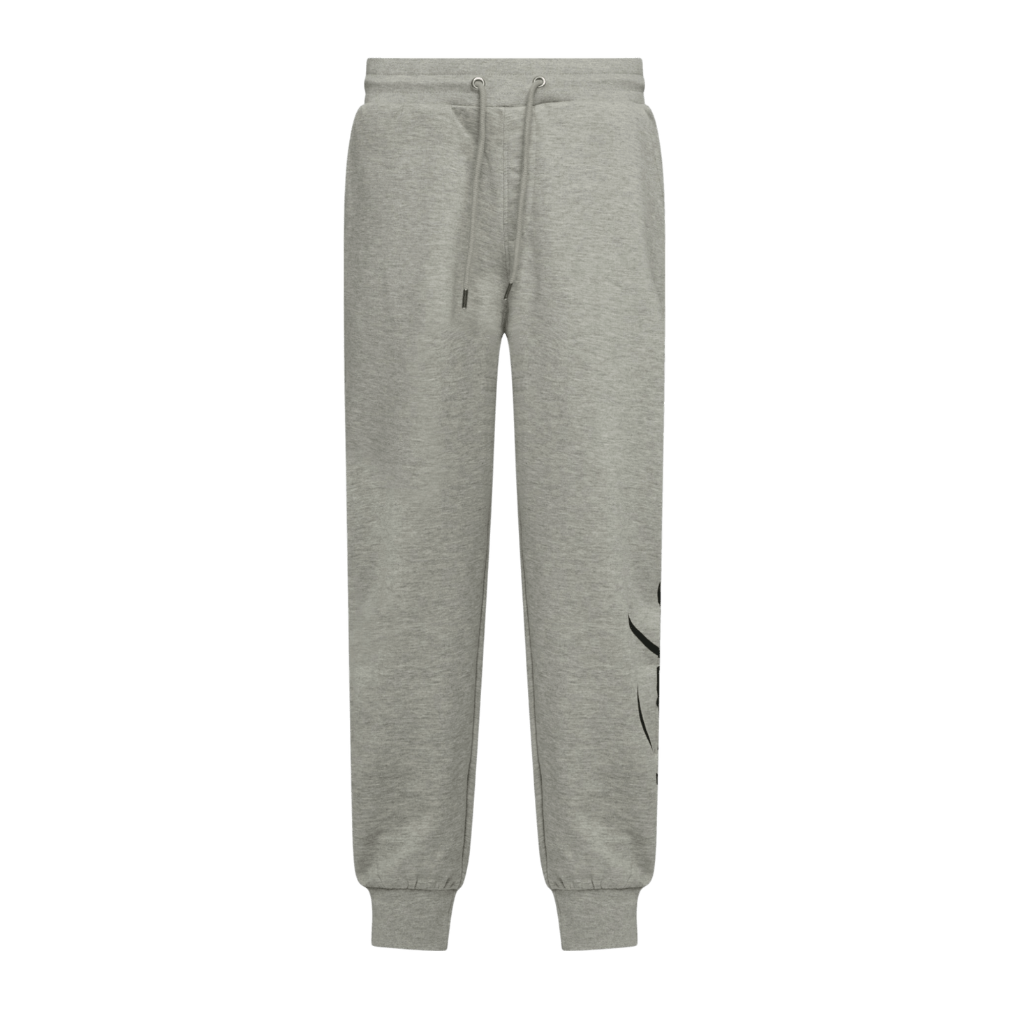 Regular Fit Jogger in Midweight Cotton with Cursive Puff Print - Gisada.com