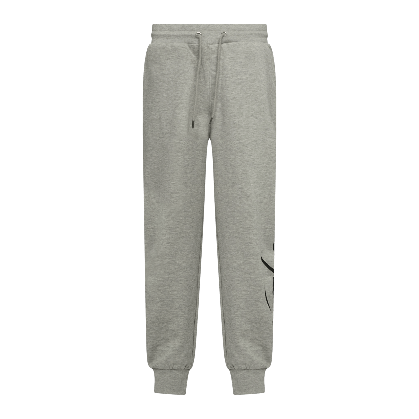 Regular Fit Jogger in Midweight Cotton with Cursive Puff Print - Gisada.com