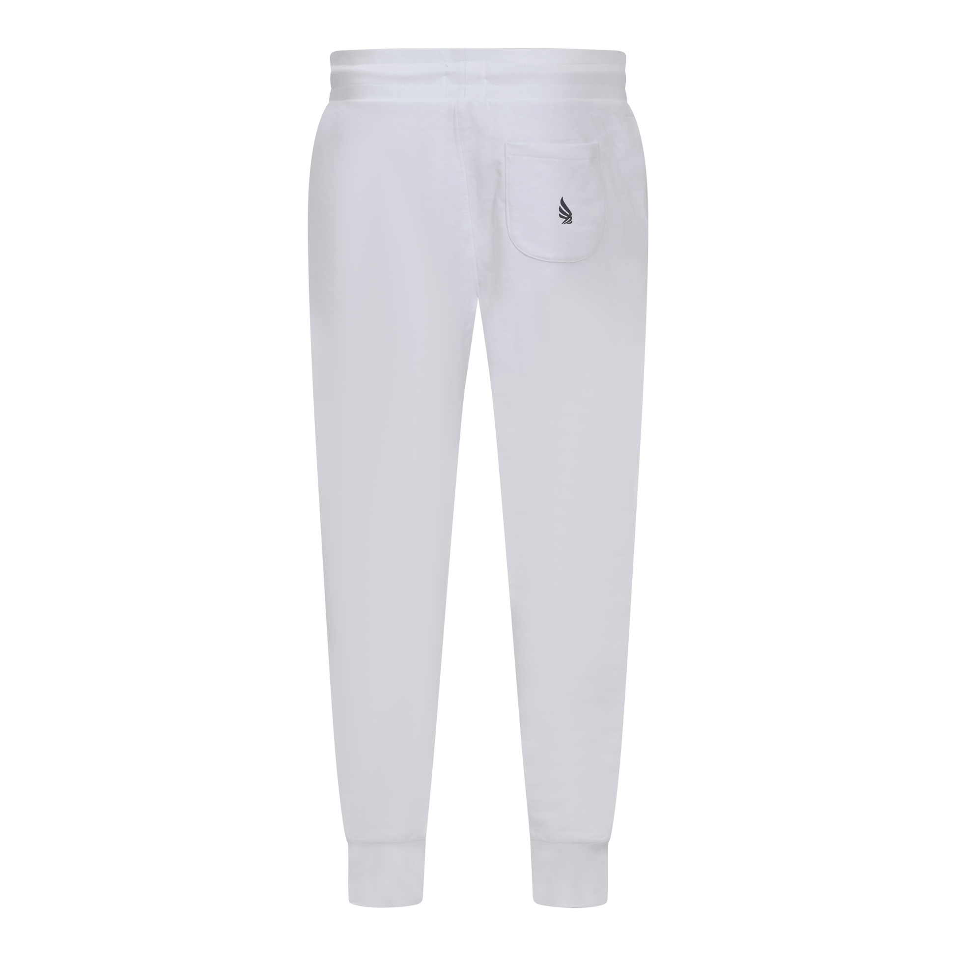 Regular Fit Jogger in Midweight Cotton with Flock Print - Gisada.com
