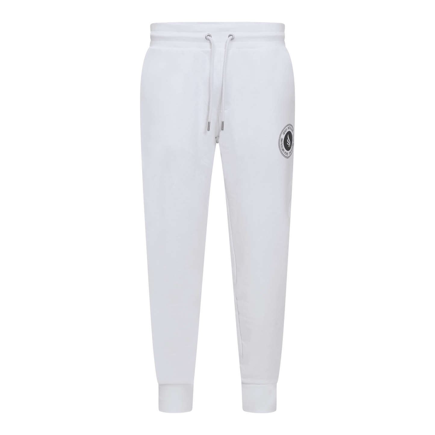 Regular Fit Jogger in Midweight Cotton with Flock Print - Gisada.com