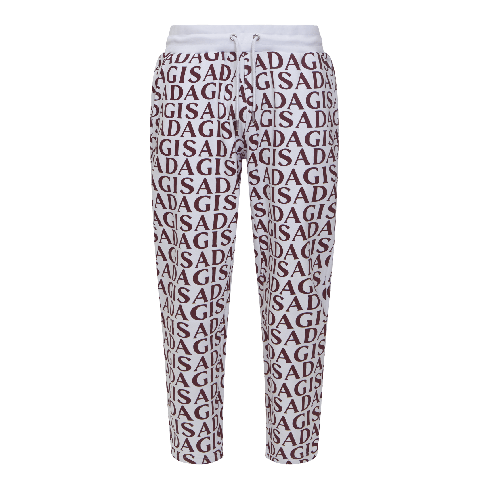 Regular Fit Jogger in Midweight Cotton with Small Silicon Logo - Gisada.com