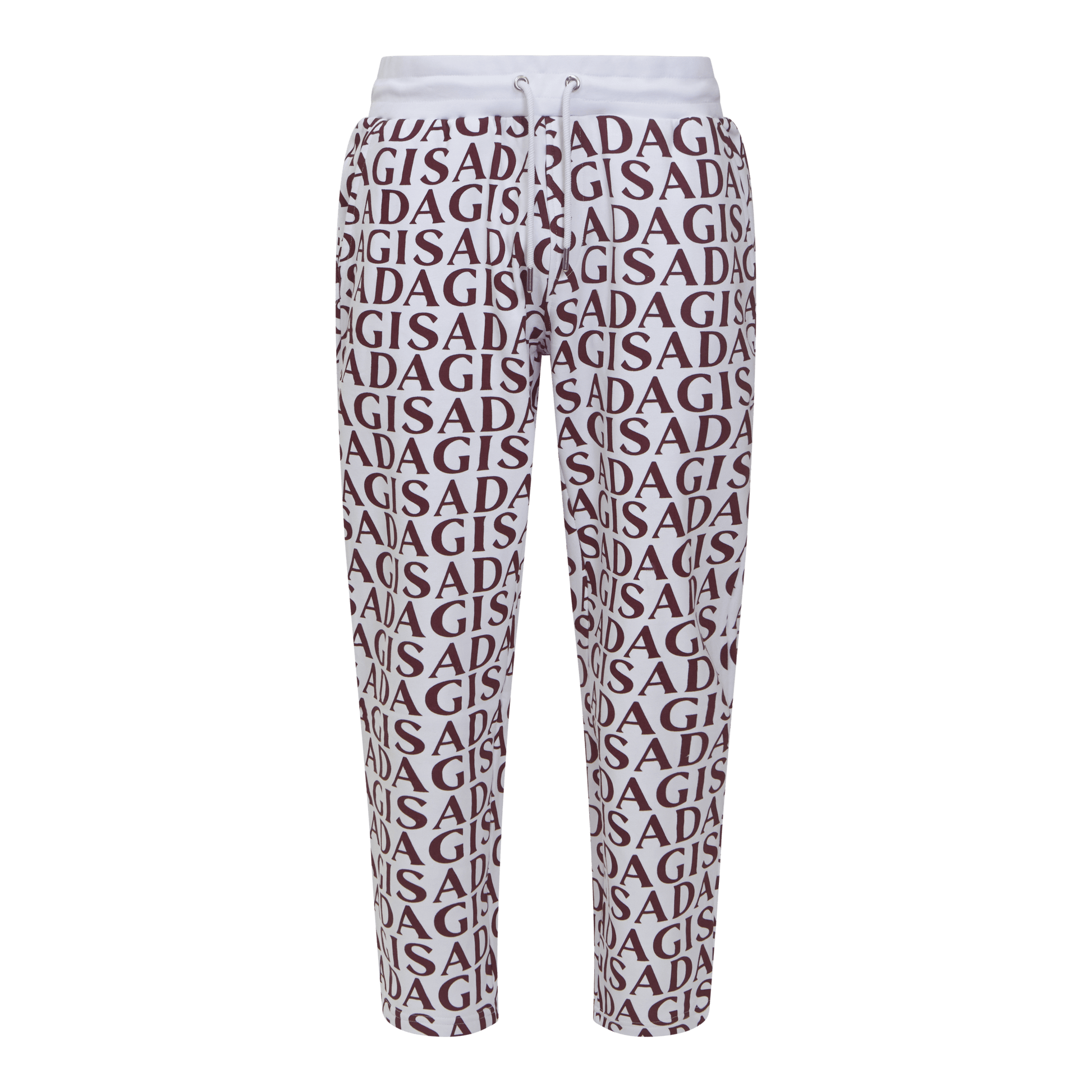 Regular Fit Jogger in Midweight Cotton with Small Silicon Logo - Gisada.com