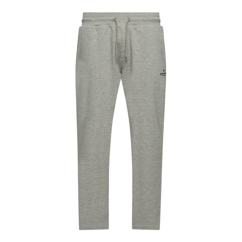 Regular Fit Jogger in Midweight Cotton with Small Silicon Logo - Gisada.com