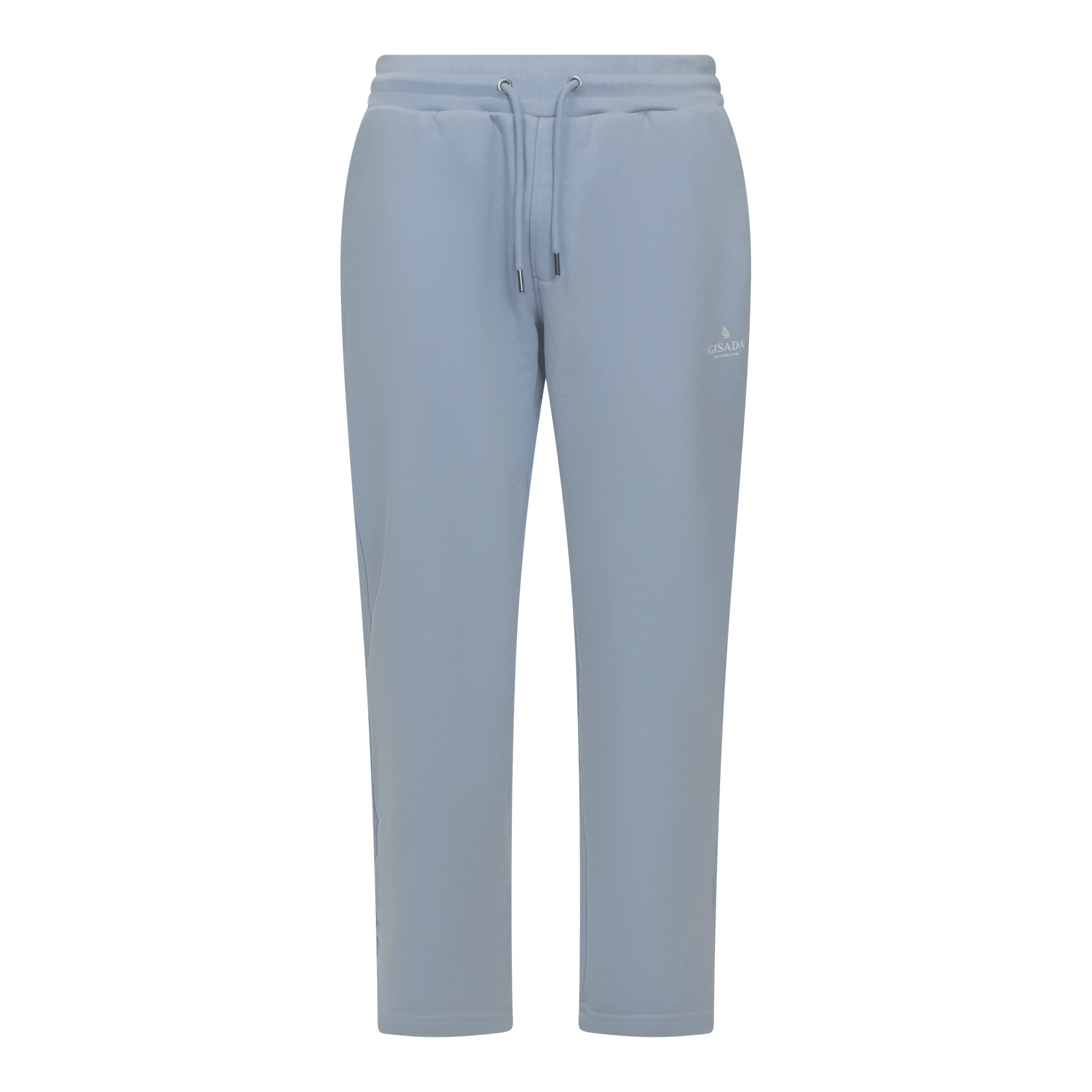 Regular Fit Jogger in Midweight Cotton with Small Silicon Logo - Gisada.com
