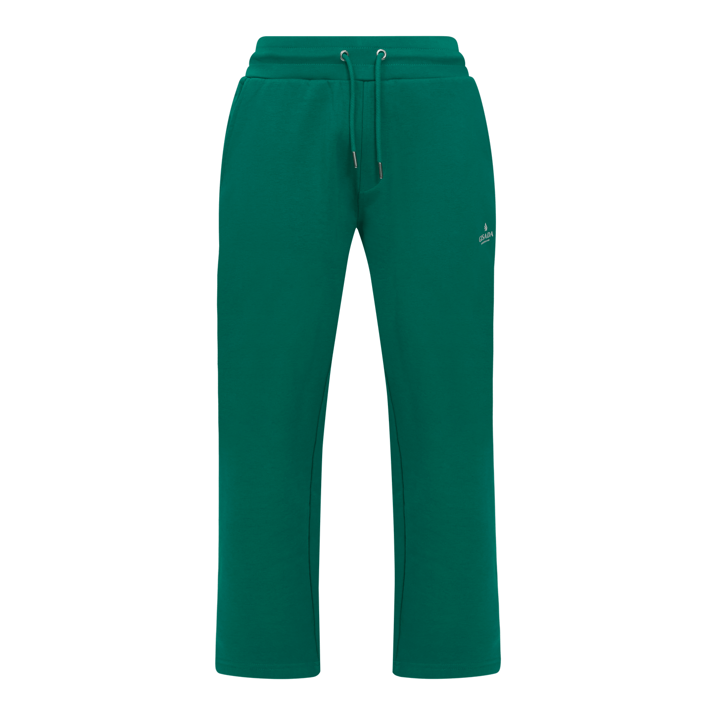 Regular Fit Jogger in Midweight Cotton with Small Silicon Logo - Gisada.com