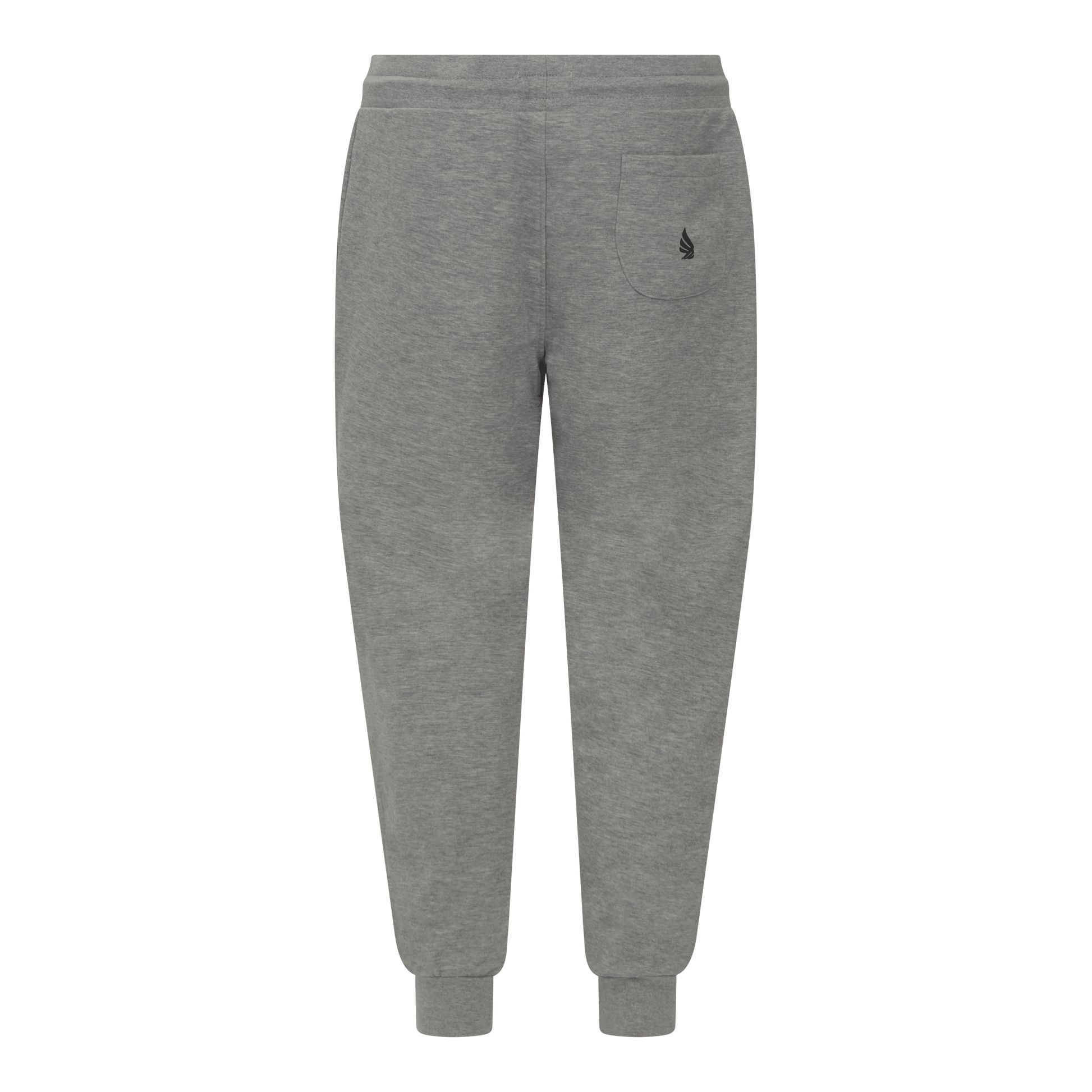 Regular Fit Jogger in Midweight Cotton with Small Silicon Logo - Gisada.com