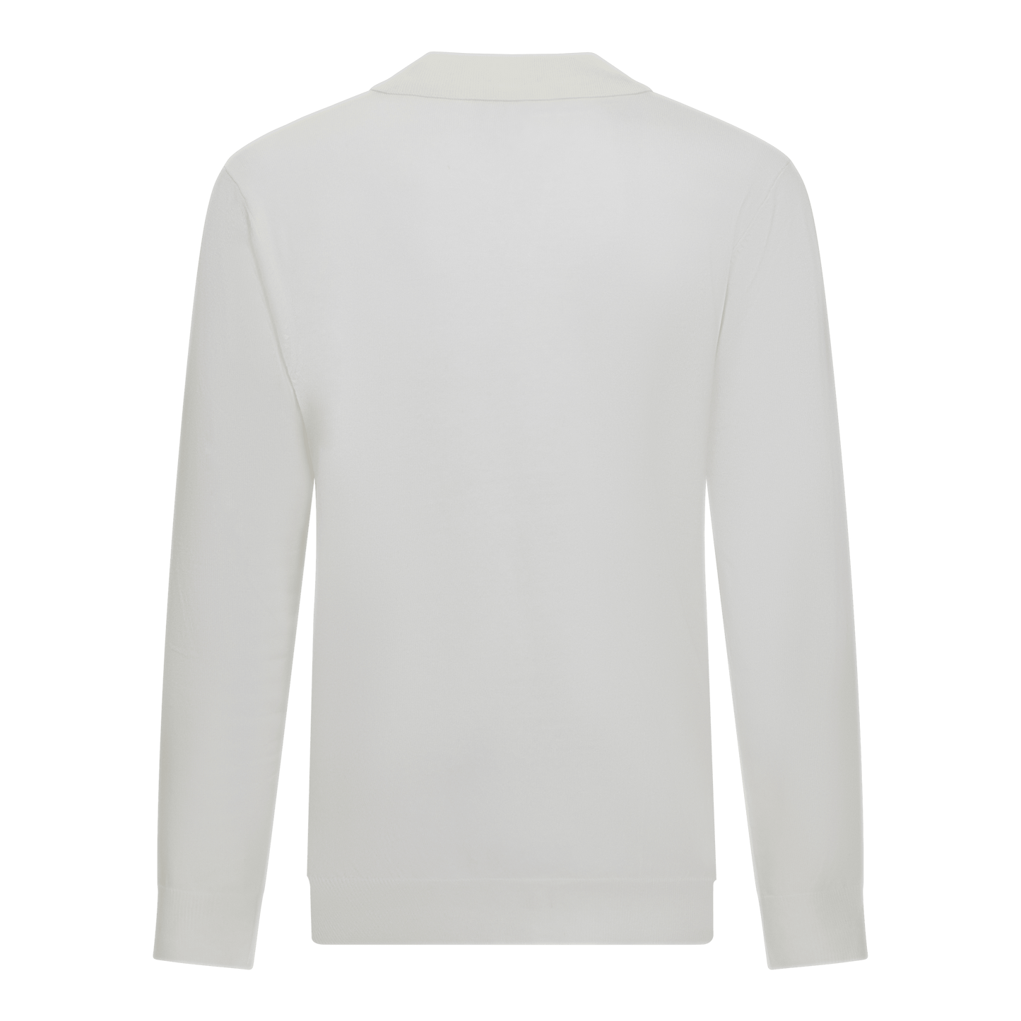 Regular Fit Knit Polo Shirt with Johnny Collar - Gisada.com