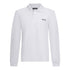 Regular Fit Long Sleeves Polo in Luxe Interlock Piquet with Embroidery Gisada Logo - Gisada.com