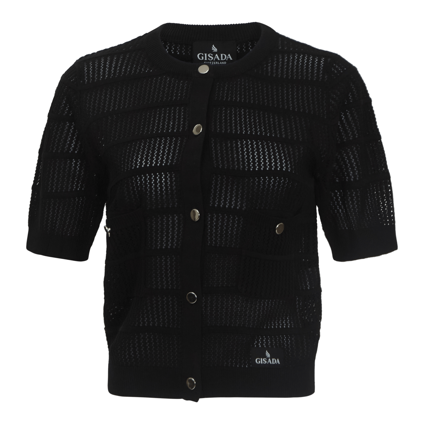 Regular Fit Pointelle Cardigan - Gisada.com