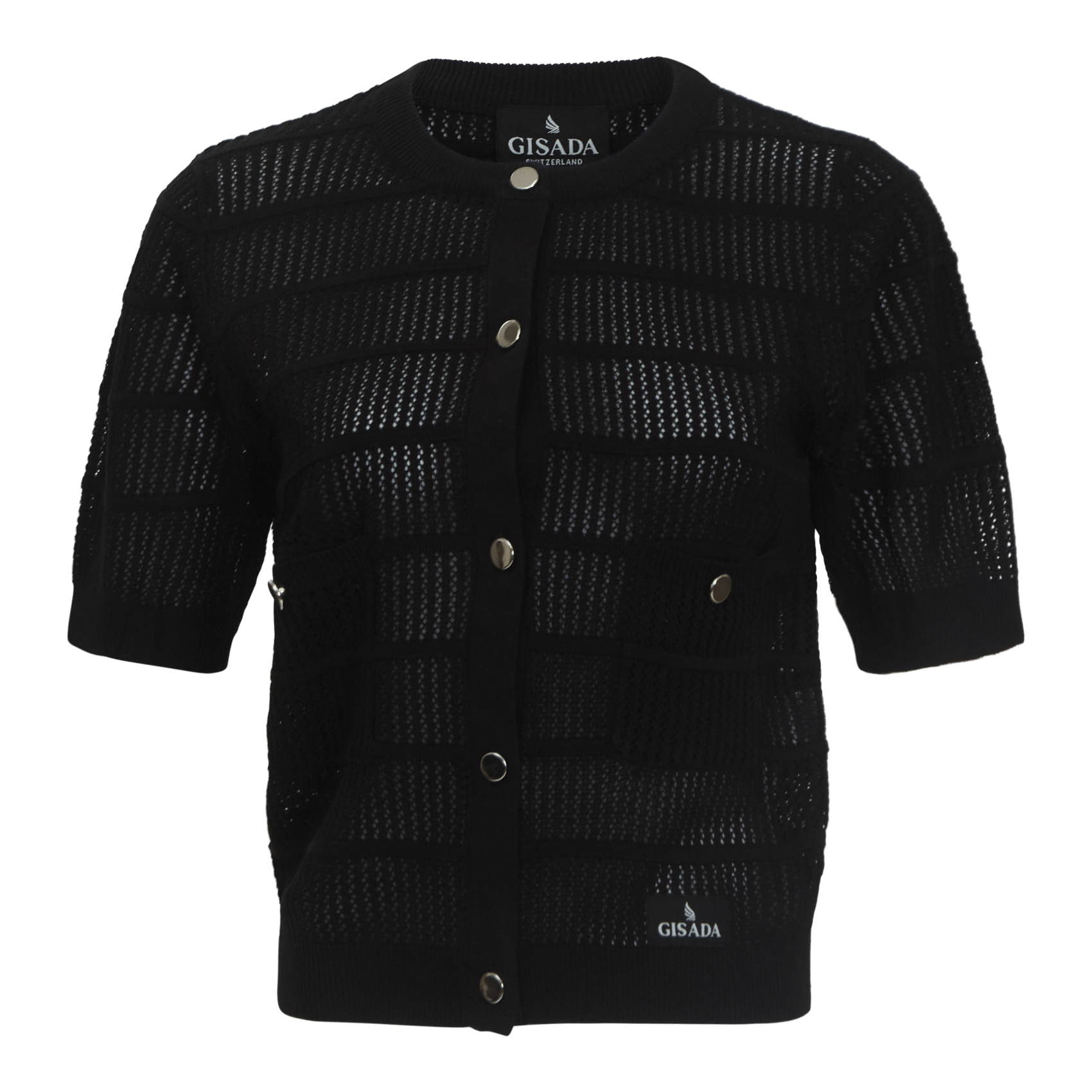 Regular Fit Pointelle Cardigan - Gisada.com