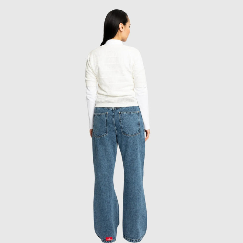 Regular Fit Pointelle Cardigan - Gisada.com