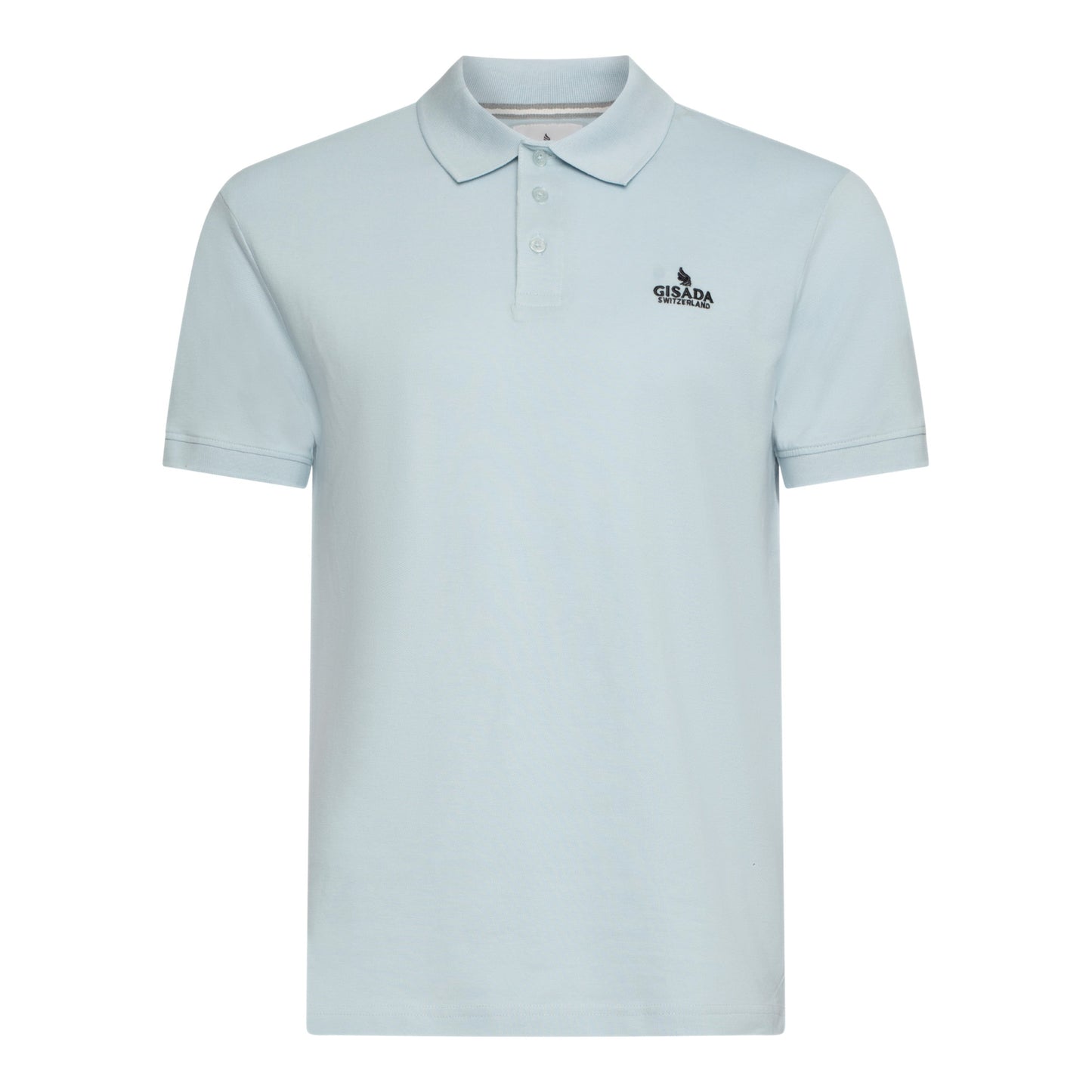 Regular Fit Polo in Cotton Piquet with 3D Embroidered Logo - Gisada.com
