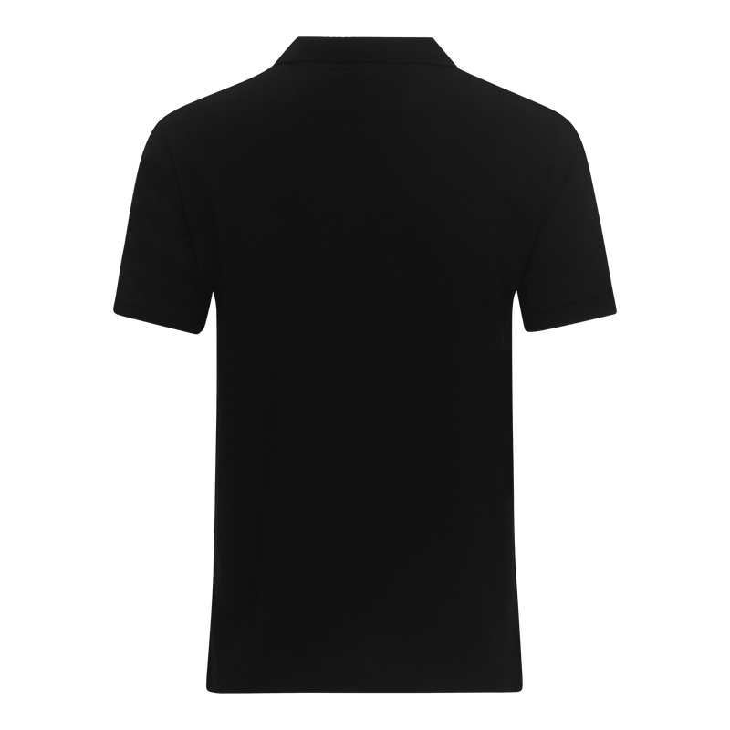 Regular Fit Polo in Cotton Piquet with 3D Embroidered Logo