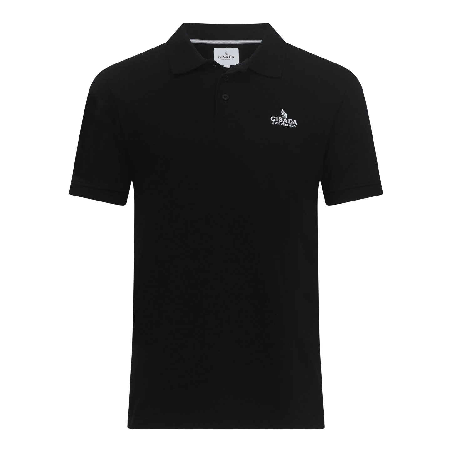 Regular Fit Polo in Cotton Piquet with 3D Embroidered Logo - Gisada.com