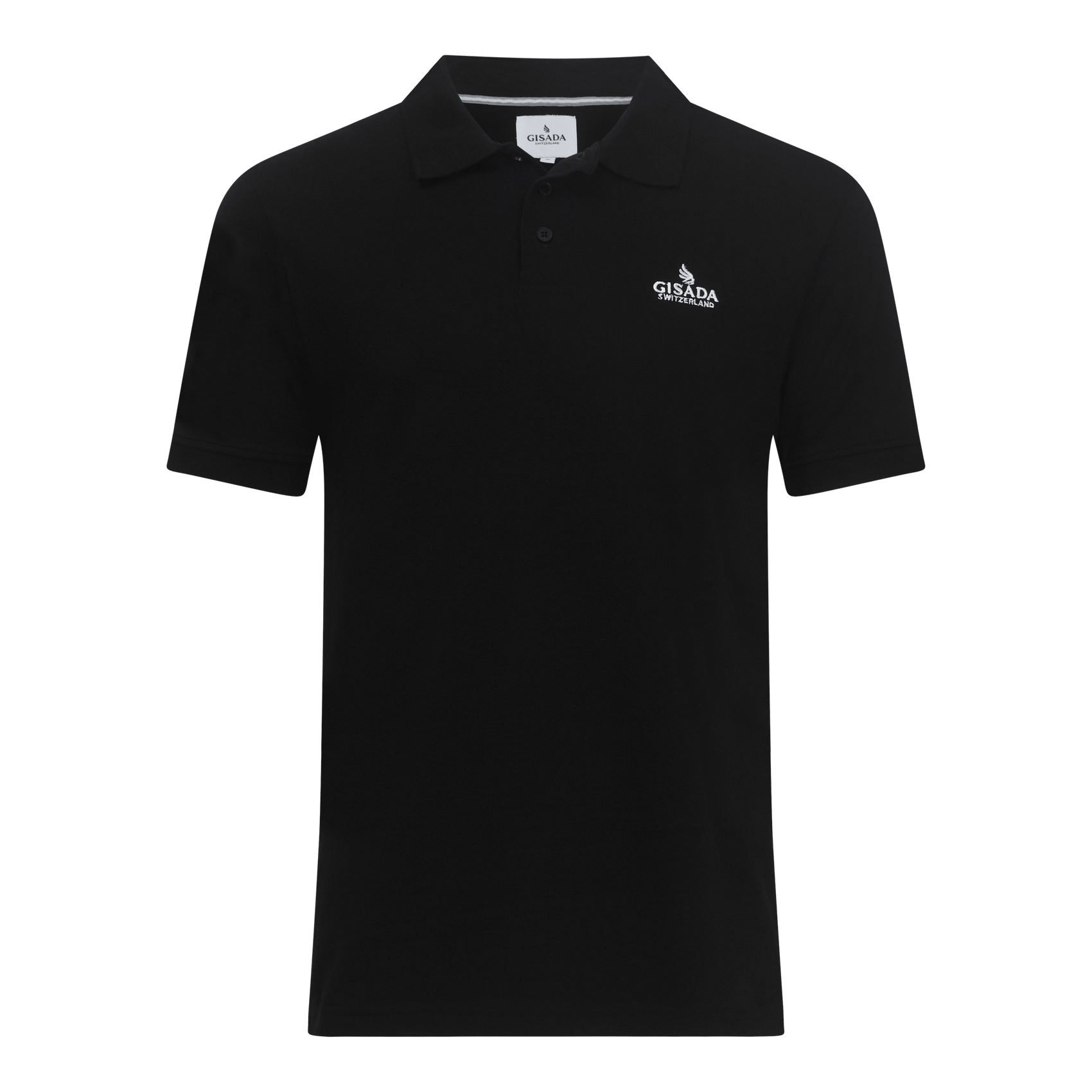 Regular Fit Polo in Cotton Piquet with 3D Embroidered Logo - Gisada.com