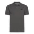 Regular Fit Polo in Cotton Piquet with 3D Embroidered Logo - Gisada.com